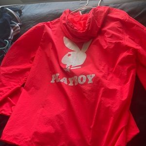PLAYBOY by pacsun neon windbreaker
